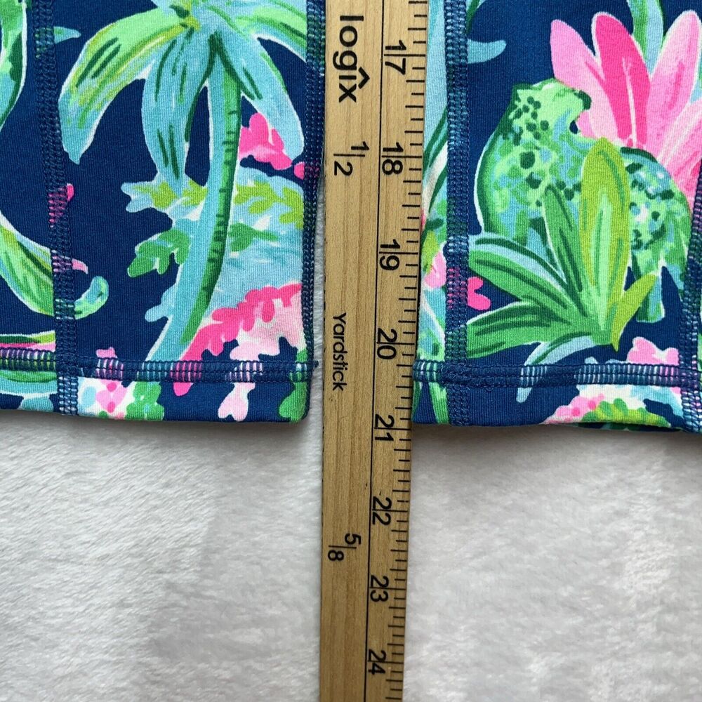 Lilly‎ Pulitzer Luxletic Weekend High Rise Crop Women's Sz XXS Weekend Escape - Picture 3 of 11